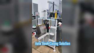 Invólucro de cobertura semiautomático HXCIM em equipamento de revestimento pós-impressão de cobertura de máquina