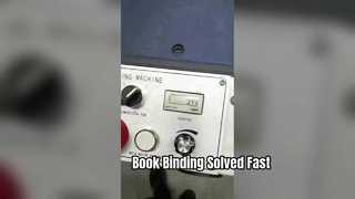 Máquina de bater livros