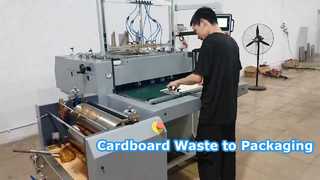 Máquina para fabricar caixas digitais semiautomáticas