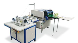 Máquina de costura e dobra externa para linha de sela central HX1800CTSO