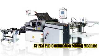 Máquina dobrável combinada de pilha plana CP