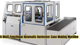 Fluxo de trabalho da máquina automática multifuncional para fabricação de capa dura HX36