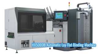 Máquina de encadernação plana automática HX5000B