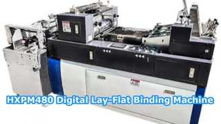 Máquina de encadernação plana digital HXPM480