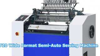 Máquina de costura semiautomática de grande formato HXSS720