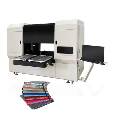 HXEP400 4-8 Máquina de borda digital colorida   2 estações, impressão sem parar, livre de obstruções para produção de livros / notebooks
