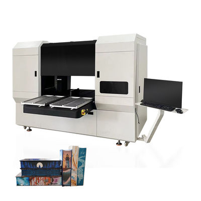 Máquina de impressão digital de borda de livro HXEP400 Borda de cores Borda de jato de tinta Borda de impressão Borda de estampação Borda de coloração Bloco de livros Redondo Volante de livros