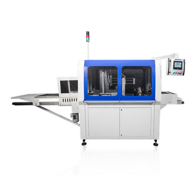 HX681 Máquina de revestimento rígido, aglutinador de livros, empilhador de pilhas entrelaçadas Condição utilizada com núcleo PLC