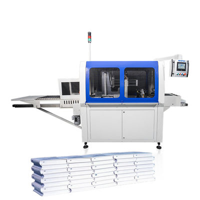HX681 Livro de capa dura empilhadeira de entrelaçamento Máquina de empilhamento de alimentação multi-modelo Empilhamento inteligente para produção automatizada
