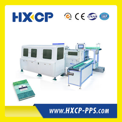HX360 Máquina automática de fabricação de cartuchos de portáteis de capa dura Equipamento de pós-impressão Máquina de ligação PLC de rolamento de motor em nova condição para produção de ligação de livros