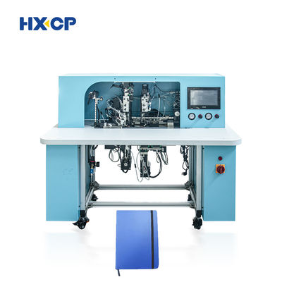 HX18B Semi Auto Notebook Elastic Band Fixing Machine Softcover Hardcover Binding Pospress Manual de Fabricação da BíbliaPreço da fábrica