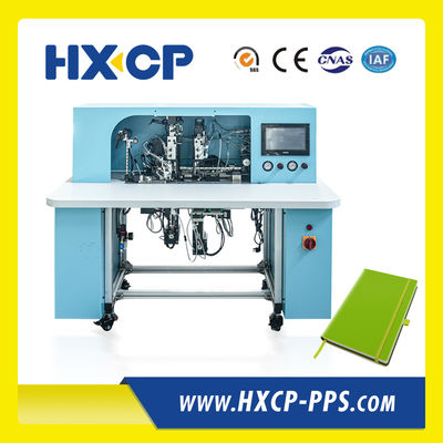 HX18B Semi Auto Notebook Elastic String Applying Band Fixing Machine Notebook Elastic Band Fixing Factory fabricado em venda quente