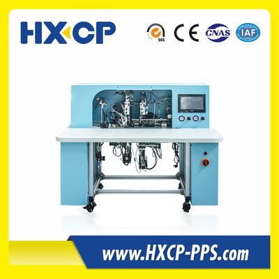 HX18B Semi-Automático Notebook Inserção Punching Machine Banda elástica Fixação PLC Core Componentes Inserção Diário Bíblia Notebook