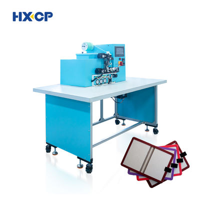 HX20EPL Elastic Pen Loop Attachment Notebook Máquina de montagem Penloop Semi-Automática de inserção para personalização de notebooks