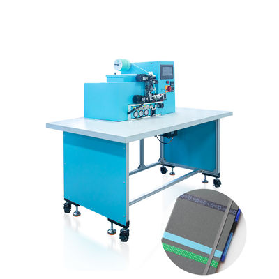HX20EPL Elastic Pen Loop Attachment Notebook Penloop Mounting Machine Eficiência semiautomática para produção em massa de notebooks