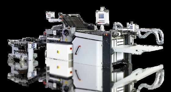 CP66/4KL Máquina Dobradeira de Pilha Plana Combinada Fivela à Prova de Arranhões Faca de Dobra Elétrica