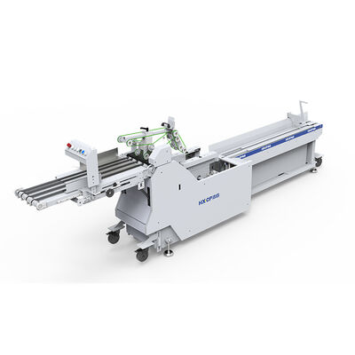 HXSTA840 Alimentador de fluxo de registro de encadernação com suporte de transportador giratório para alimentação contínua de folhas sobrepostas