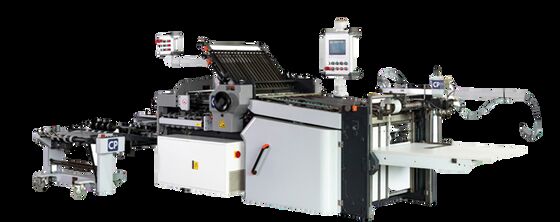 CP80/4KLL Flat Pile Combination Folding Machine Scratch Proof Buckle Knife Elétrico de Dobragem