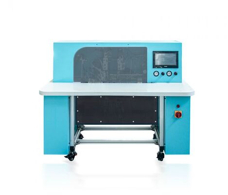 Máquina semiautomática de fixação de faixa elástica HX18B para produção de capa de notebook