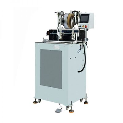 A máquina de fixação de banda de cabeça e cauda de blocos de livros semi-automática é uma máquina flexível para a aplicação de bandas de cabeça e cauda em blocos de livros redondos e planos.