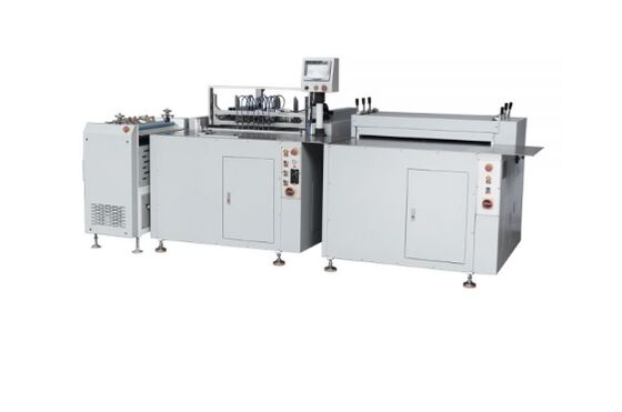 Máquina de fabricação de caixas de capa dura semi-automática HXSCM com duas estações de trabalho para produção de caixas de livro e álbum de fotos de capa dura