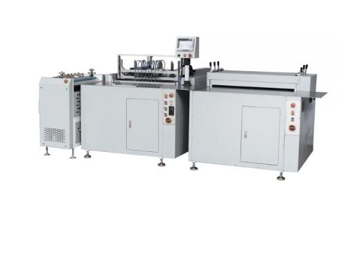 HXSCM Máquina de fabricação de caixas de revestimento semi-automática equipada com um poderoso mainframe para processos de fabricação de caixas de revestimento