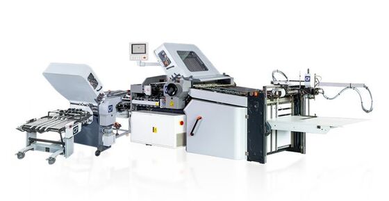 CP66/4K Máquina de dobragem de fecho de pilha plana com fecho à prova de arranhões e peças elétricas importadas de marcas famosas