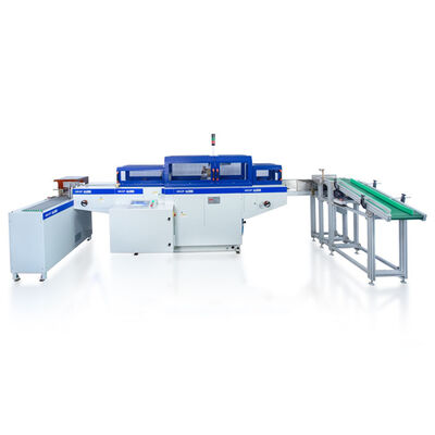 Máquina de inserção de fita totalmente automática HX2000 Sistema de saída de pilha de produção em linha