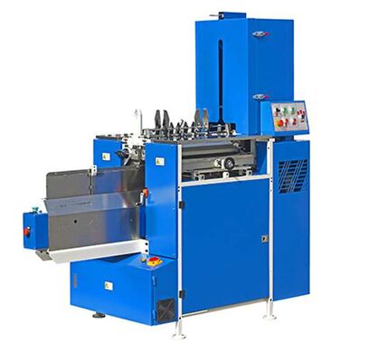 Semi Auto Cover Casing em Machine Auto Case Feeder e Back Pre Creasing