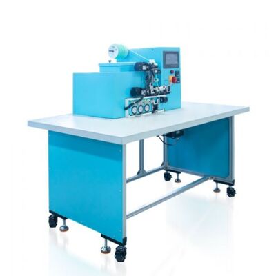 HX20EPL Máquina semi-automática de aplicação de bucles elásticos de caneta concebida para aplicação de bucles elásticos em produtos de agenda de notebooks e de case de diários
