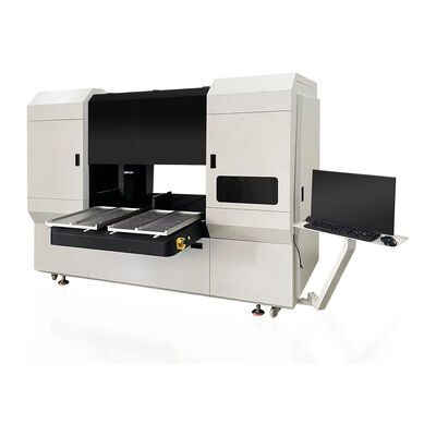 Máquina de impressão digital de jato de tinta de borda de livro HXEP400 Duas estações de trabalho