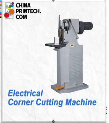 Máquina elétrica de corte de cantos para papel e cartão, cortes retos, retos redondos e cortes especiais de cantos, cortes especiais de cantos em papel e cartão