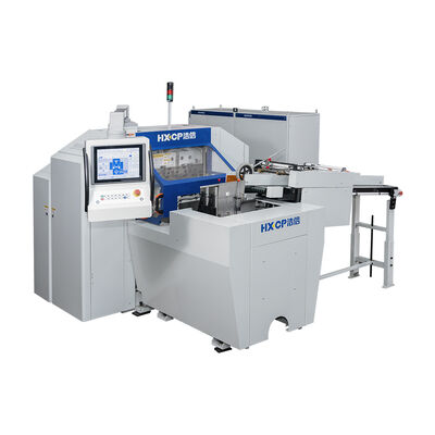 HX150DH Trimmer de três facas 4200 cortes por hora alimentação de fluxo multi livro corte em linha capaz