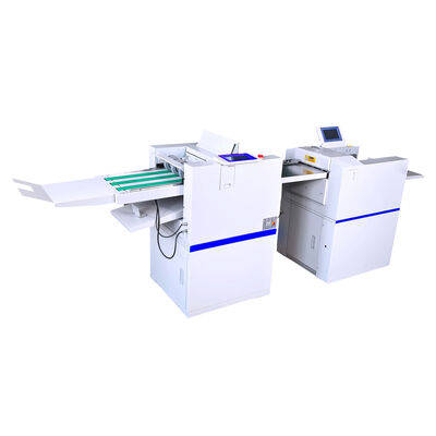 HX330D Máquina de acabamento multiprocessos de cruzamento, numeração, perfuração e dobragem