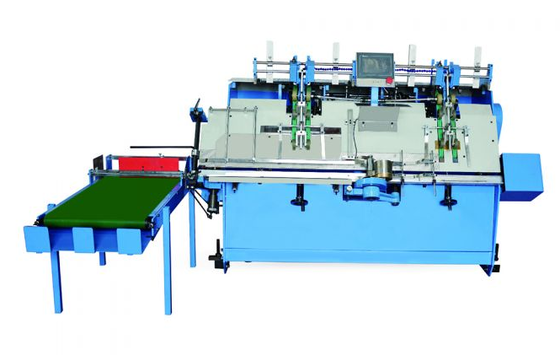 Máquina automática de inserção de papel para a colagem de folhas finais, equipada com funções de detecção automática