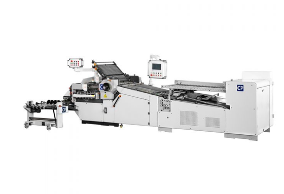 Máquina dobradeira de pilha redonda CP Máquina dobradeira de alimentação contínua adequada para papéis delicados e ambientes de produção de alto volume