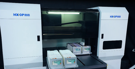 Impressora digital de borda ininterrupta de duas estações HXEP400
