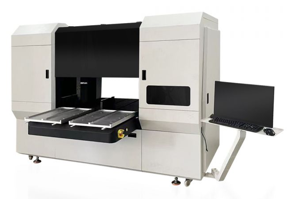 Máquina de impressão digital da borda do livro HXEP400 2 grupos de micro bocal piezoelétrico
