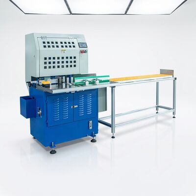 Cortador de esquina redondo de cabeça dupla de alimentação automática para processamento de papelão após a impressão