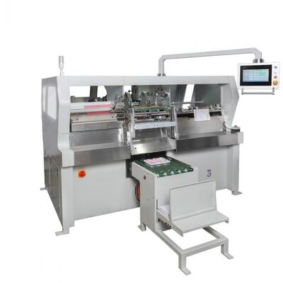 HXPS420 Máquina de formar e ligar bobinas de plástico que proporciona um fluxo de trabalho otimizado para fábricas de impressão que produzem notebooks espirais