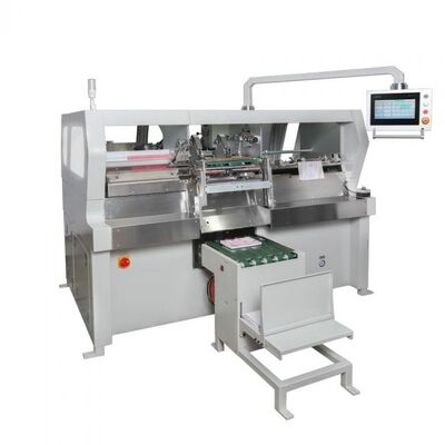 Máquina Plástica de Formação e Encadernação de Bobinas HXPS420 Integrando Formação, Inserção, Corte e Dobra em Uma Operação Contínua