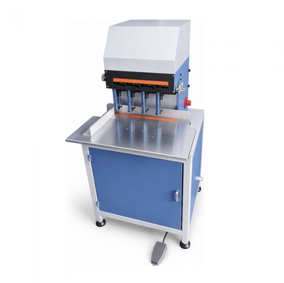 HXPD280 Máquina de perfuração de papel de quatro cabeças com acionamento pneumático e bits de 3-10 mm para pilhas de documentos