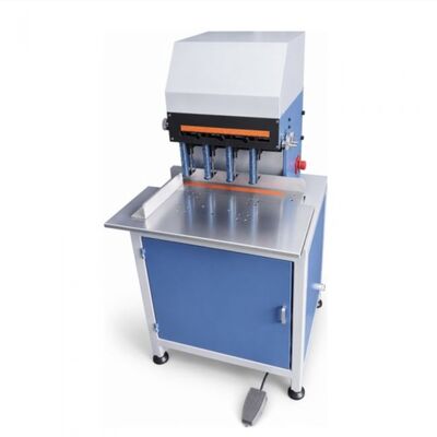 Máquina de Furar Papel HXPD280 de Quatro Cabeças Equipada com Sistema Pneumático de Quatro Cabeças para Processamento de Papel Grosso