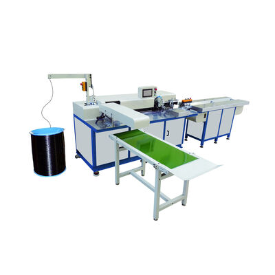 Máquina de ligação automática de punção de formação de fio espiral com 1-2 operadores para alta velocidade