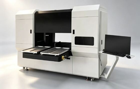 Máquina de Impressão Digital de Bordas de Livro HXEP400 4/8 Cores 2 Estações para caderno de capa dura