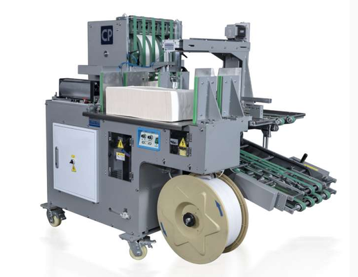 Máquina de empilhamento vertical com força de pressão de 3000 N e capacidade de 460 × 360 mm para fluxo de trabalho integrado pós-pressão