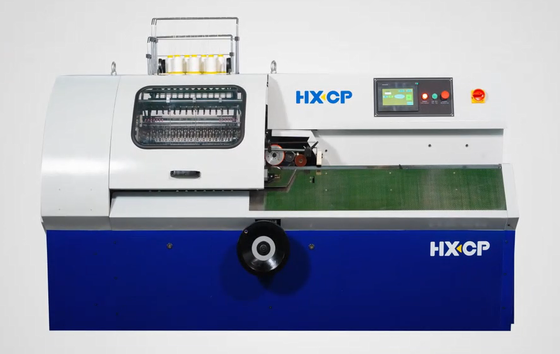 Máquina de Costura de Livros com Linha Semi-Automática HX460D com 14 Agulhas para Costura de Cadernos